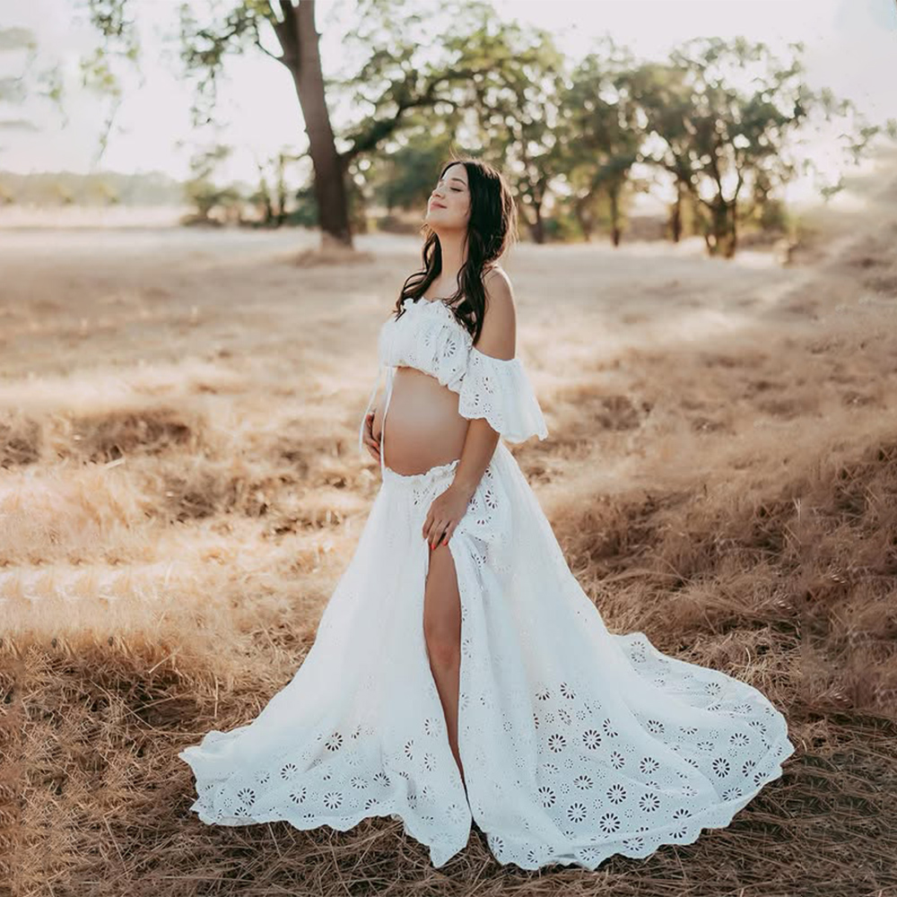 Plus Size Maternity Dresses Ph - Embroidery White Dress review and price